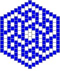 Схемы серег для мозаичного или кирпичного плетения